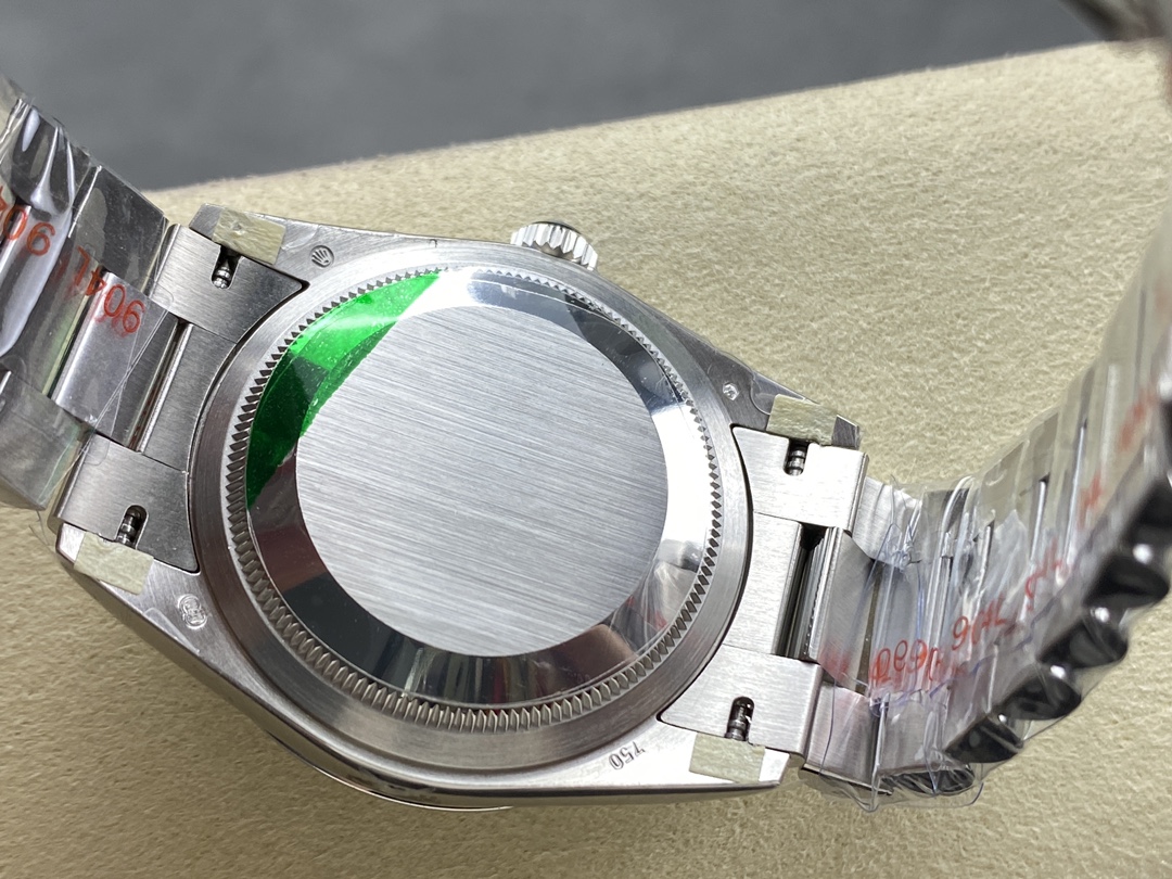 Rolex Day Date White Gold 36 Blue Diamond Dial m128239 0069 - Image 9