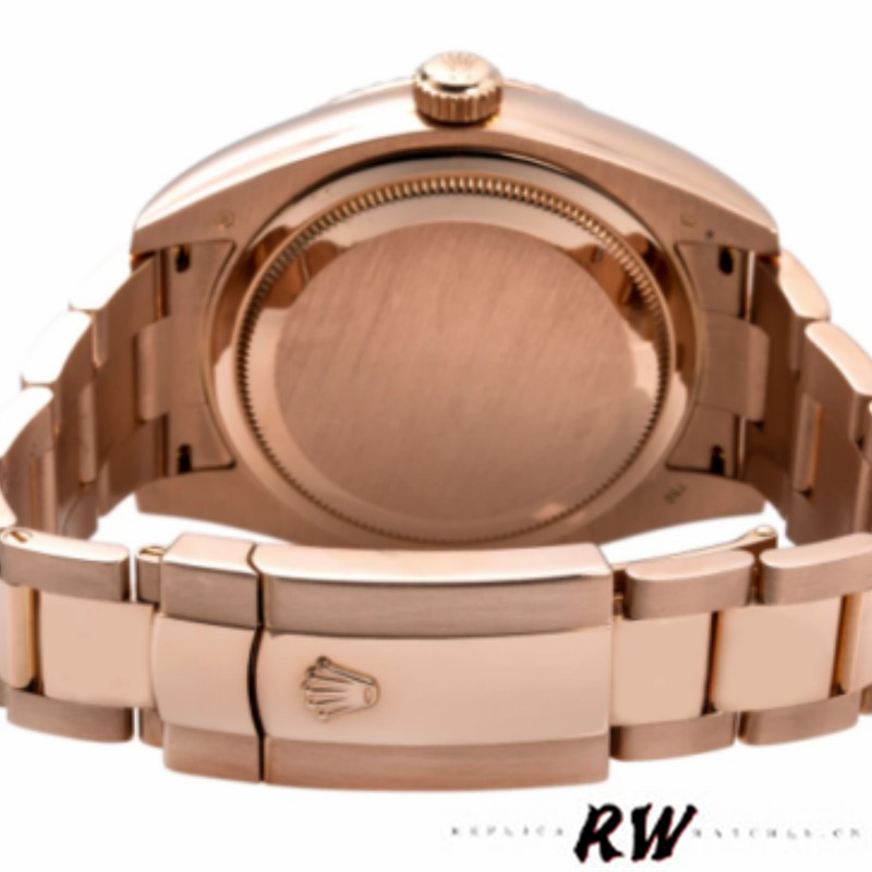 Rolex Sky-Dweller 326935 Everose Gold Chocolate Arabic Dial 42mm Mens Replica Watch - Image 5