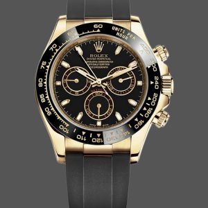 Rolex Daytona 116518LN Black Dial Yellow Gold 40mm Mens Replica Watch