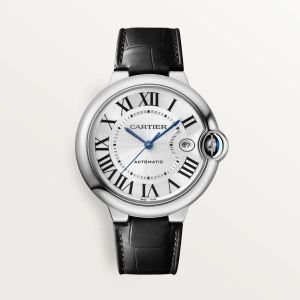 CARTIER BALLON BLEU Black Alligator Strap 40mm