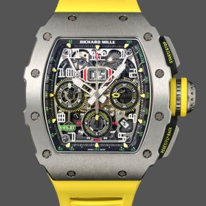 Richard Mille RM 11 03 Titanium Skeleton Dial Yellow Strap