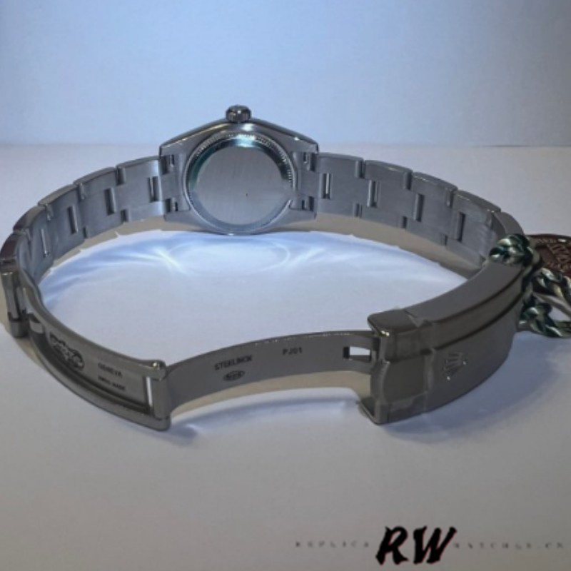 Rolex Oyster Perpetual 176234 White Roman Dial 26mm Lady Replica Watch - Image 4