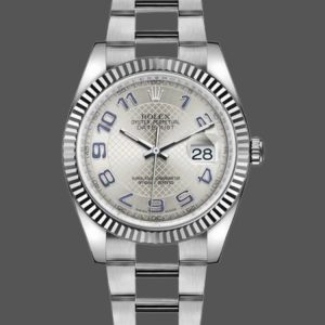 Rolex Datejust 116234 Silver Dial Fluted Bezel 36mm Unisex Replica Watch