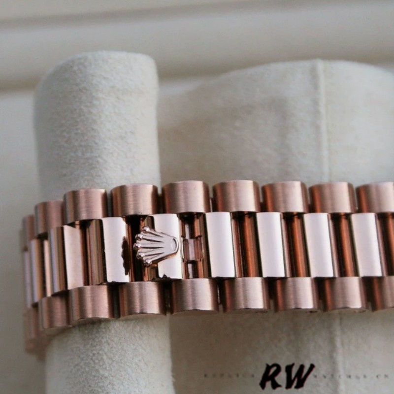 Rolex Day-Date 118235 Rose Gold Chocolate Brown Dial 36mm Unisex Replica Watch - Image 15