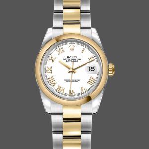 Rolex Datejust 179163 White Roman Numeral Dial 26MM Lady Replica Watch