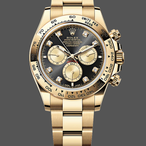 Rolex Daytona Cosmograph 126508 0003 Yellow Gold Black Dial Replica Watch