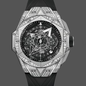 418.NX.1107.RX.1604.MXM20 Hublot Big Bang Sang Bleu II Titanium Pave