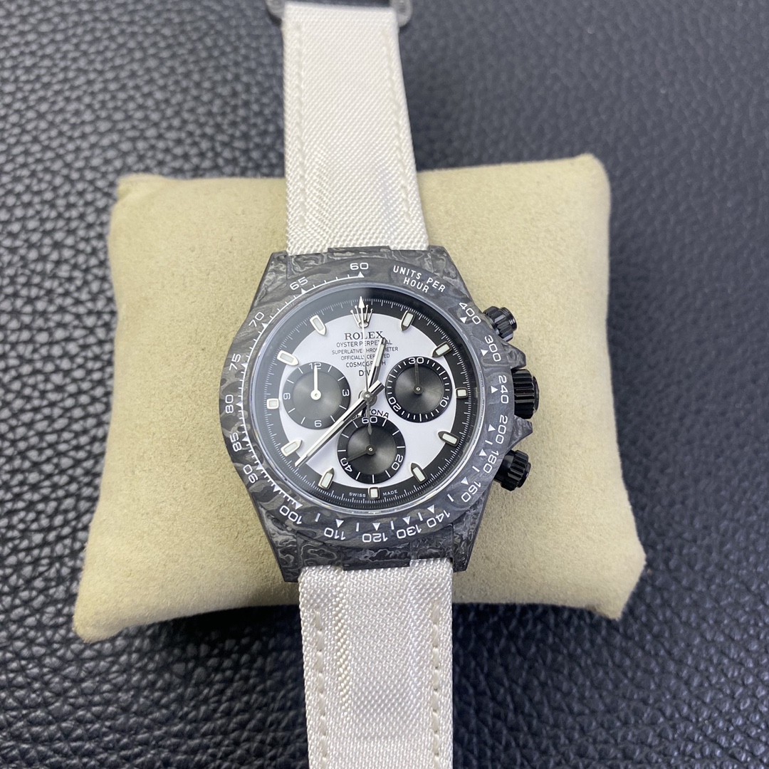 Rolex Daytona Cosmograph DIW Watch Factory Movement Designer 40 Carbonfiber - Image 3