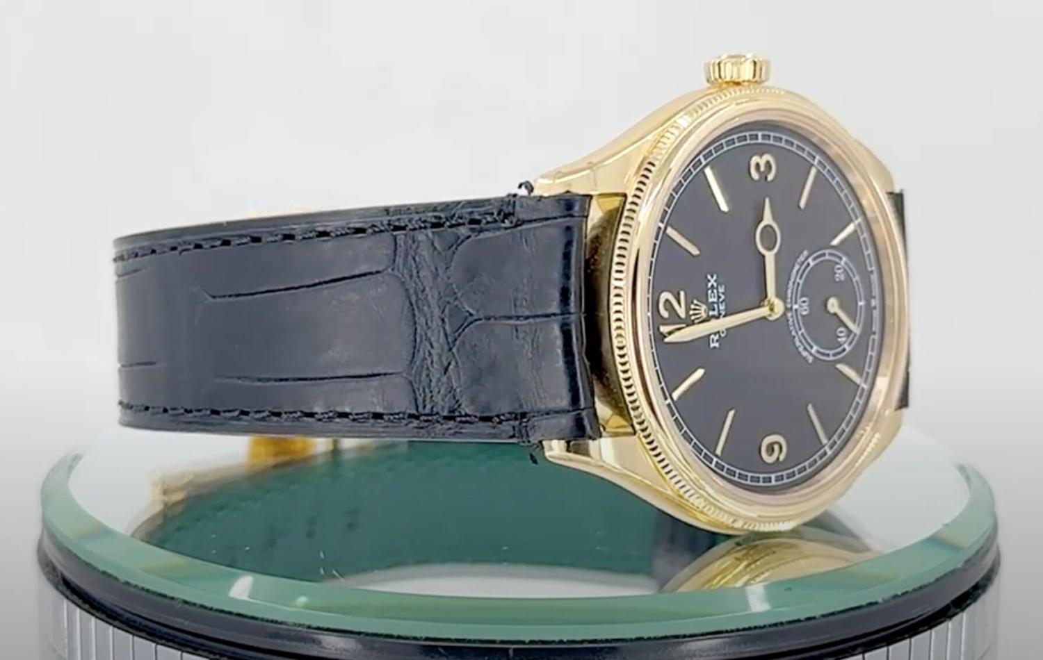 Rolex 1908 Yellow Gold 52508 0002 39 mm Replica Watch - Image 15