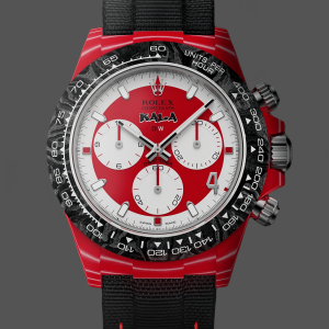 Rolex Daytona Diw x Kakha Kaladze Customised Oyster Red Quartz Carbon Fiber 40mm