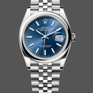 Rolex Datejust 126200 Blue Index Dial Jubilee Stainless Steel 36MM Unisex Replica Watch