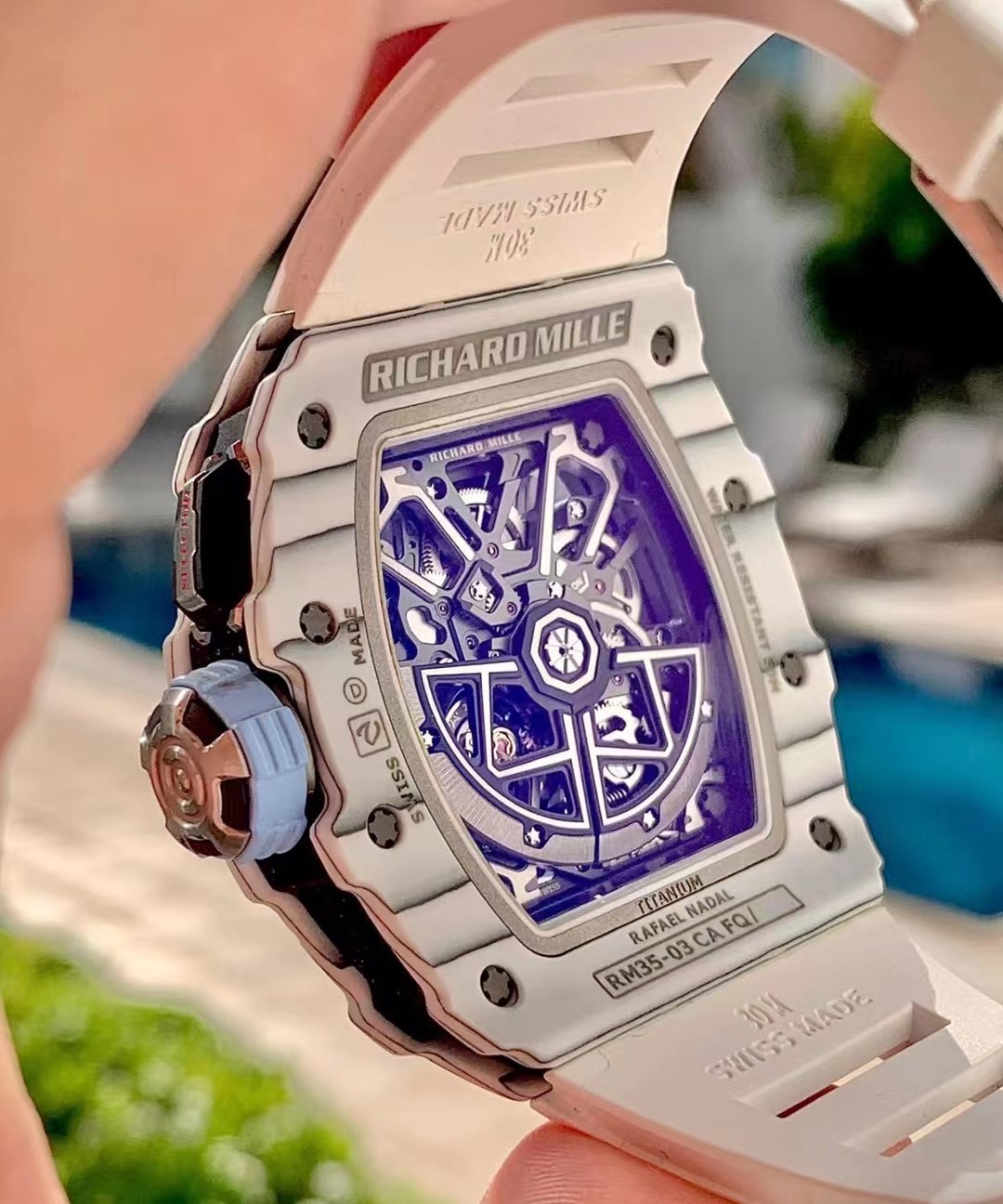 Richard Mille RM 35-03 Rafa Nadal White Carbon Quartz TPT - Image 9
