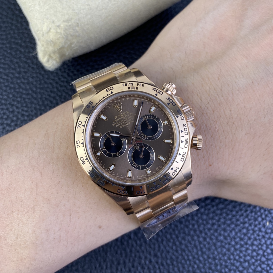 Rolex Cosmograph Daytona 40mm Everose Chocolate Dial 116505 Men's Watch - Image 12