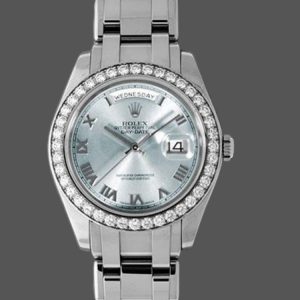 Rolex Day-Date 18946 Ice Blue Roman Dial Special Edition 39MM Mens Replica Watch