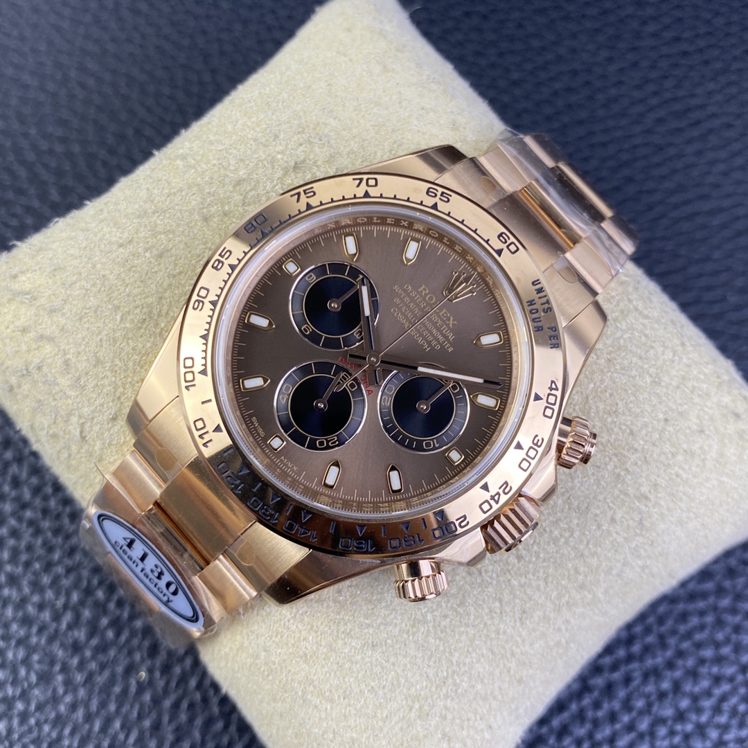 Rolex Cosmograph Daytona 40mm Everose Chocolate Dial 116505 Men's Watch - Image 5