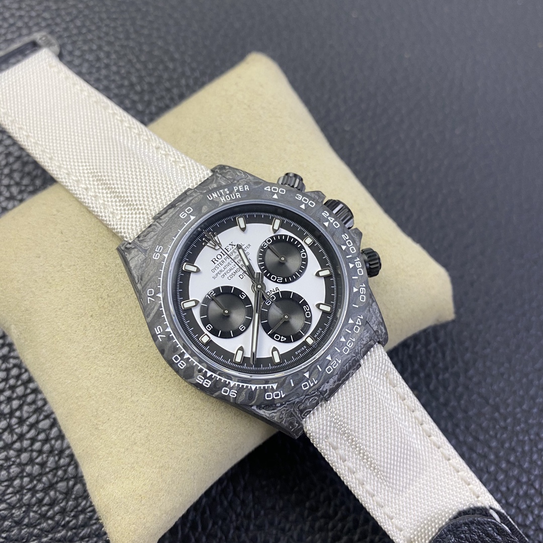 Rolex Daytona Cosmograph DIW Watch Factory Movement Designer 40 Carbonfiber - Image 4