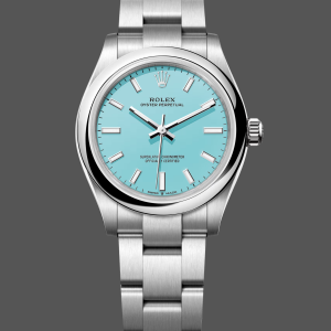 Rolex Oyster Perpetual 31 Turquoise Blue Dial 277200 0007 Women's Watch