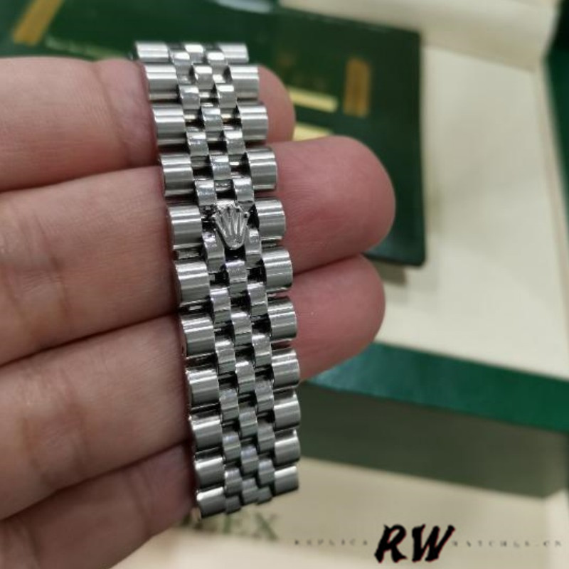 Rolex Datejust 178344 Black MOP Roman Dial 31MM Lady Replica Watch - Image 5