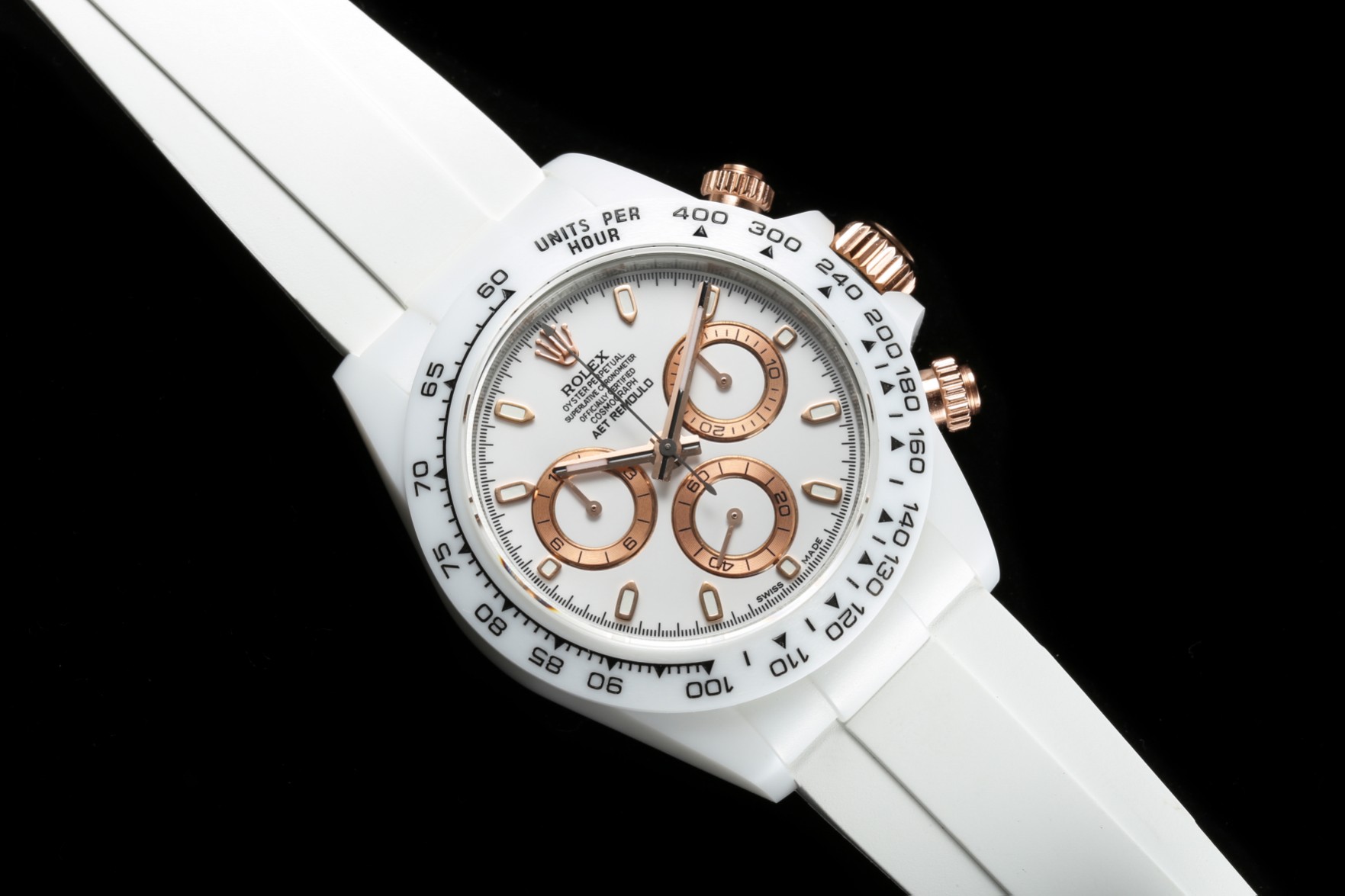 Rolex Daytona AET Picasso Crossover White - Image 3