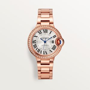 CARTIER BALLON BLEU Diamond Rose Gold 33mm