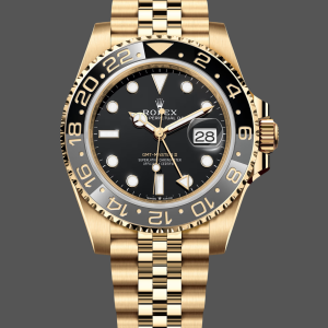 Rolex GMT Master II 40mm m126718grnr 0001 Oyster Bracelet Black Dial Mens Replica Watch