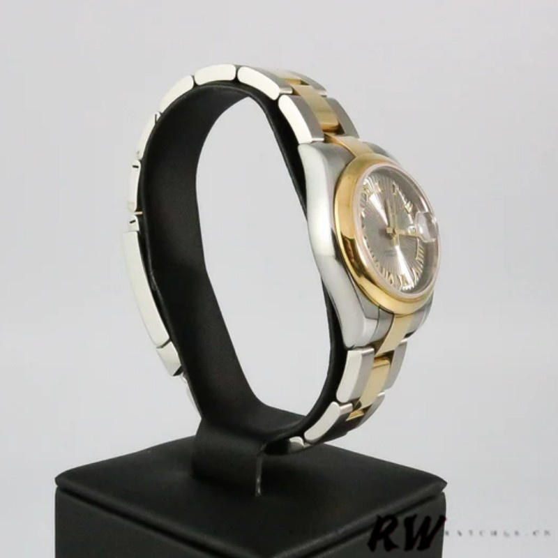 Rolex Datejust 179163 Sunbeam Gray Dial Domed Dezel 26MM Lady Replica Watch - Image 3