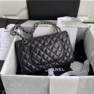 Chanel Classic 11.12 Handbag Silver Hardware