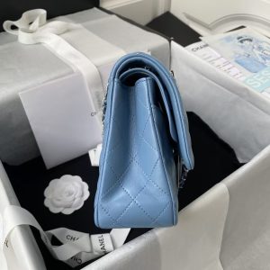 Chanel Classic 11.12 Handbag Silver Hardware