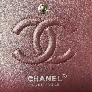 Chanel Small Classic Handbag Silver Hardware