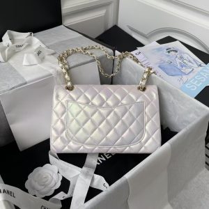 Chanel Small Classic Handbag Gradient Metal