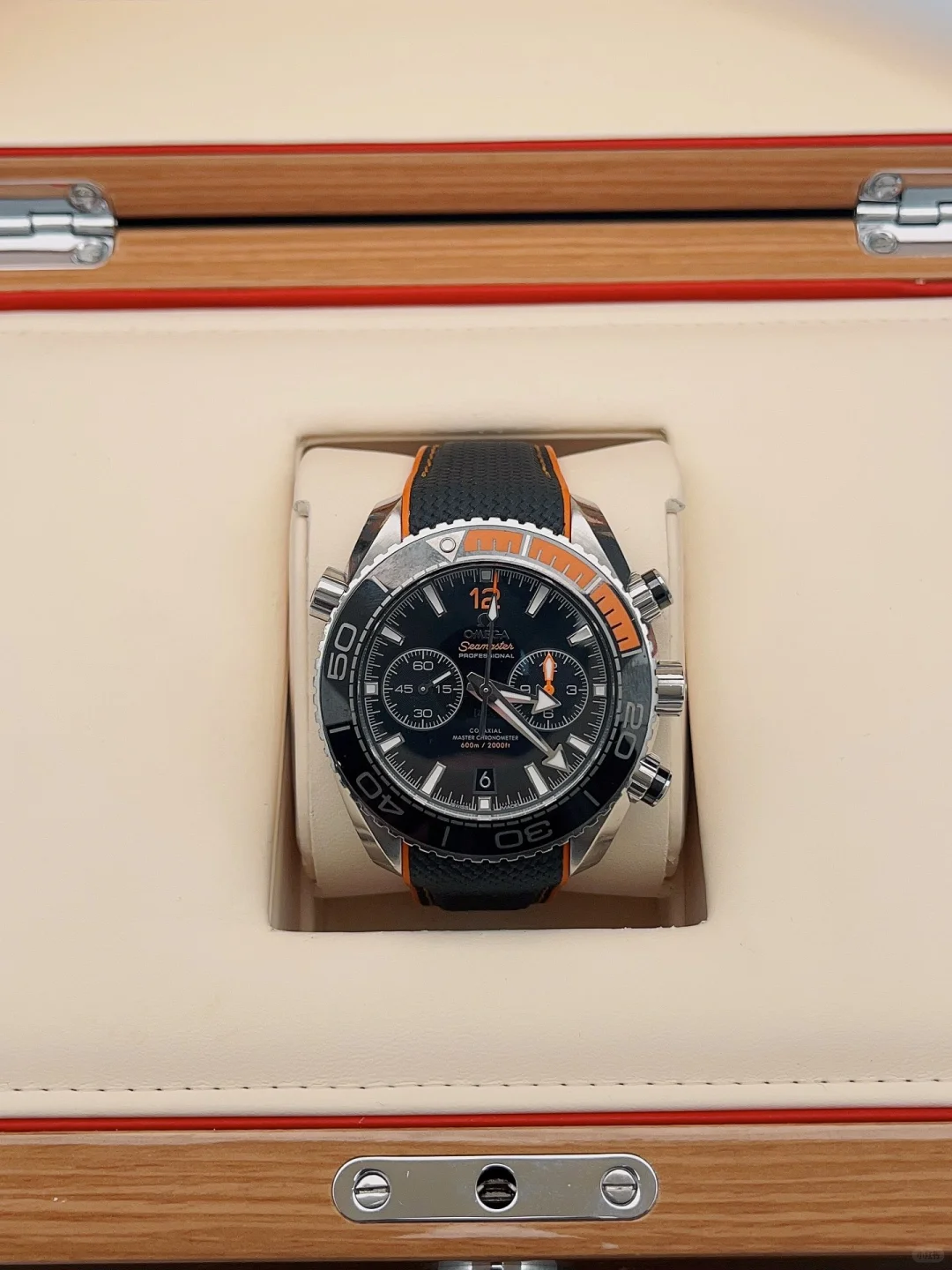 Omega Planet Ocean 600 M Omega Co-axial Master Chronometer Chronograph Watch - 45.5 mm Steel Case - Image 5