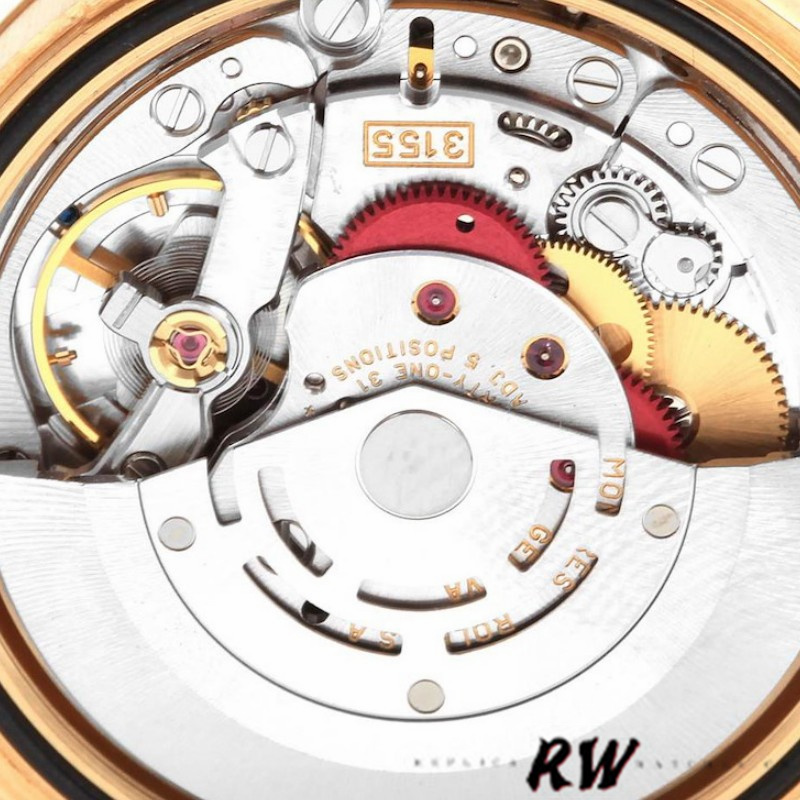 Rolex Day-Date 118338 Yellow gold Champagne Dial Roman Numerals 36mm Unisex Replica Watch - Image 6