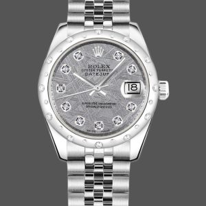 Rolex Datejust 178344 Meteorite Grey Dial 31MM Lady Replica Watch