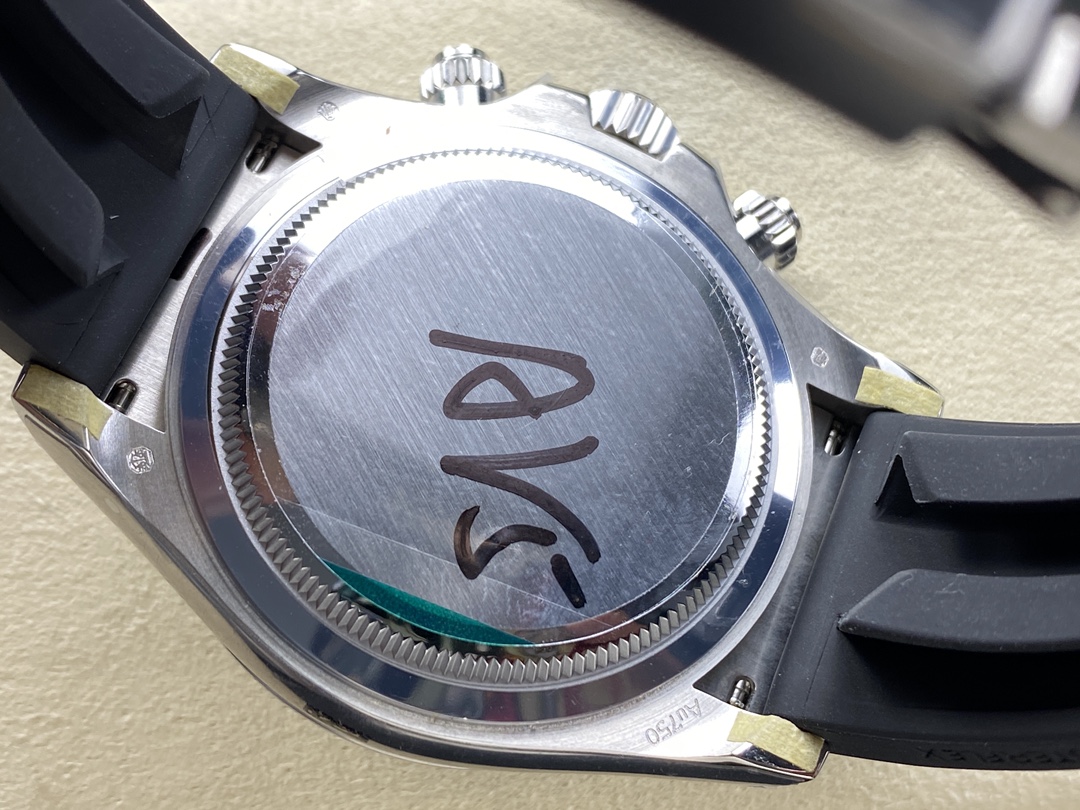 Rolex Daytona 116519 White Gold Automatic Black Dial Diamonds 40mm Mens Replica Watch - Image 10