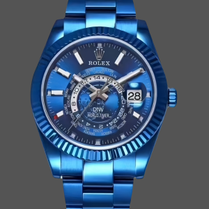 Rolex DiW Sky Dweller 326934 BLUE DLC 40MM Men's Watch