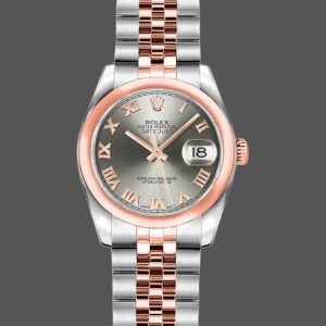 Rolex Datejust 179161 Stainless Steel and Everose Gold Steel Roman Dial 26MM Lady Replica Watch