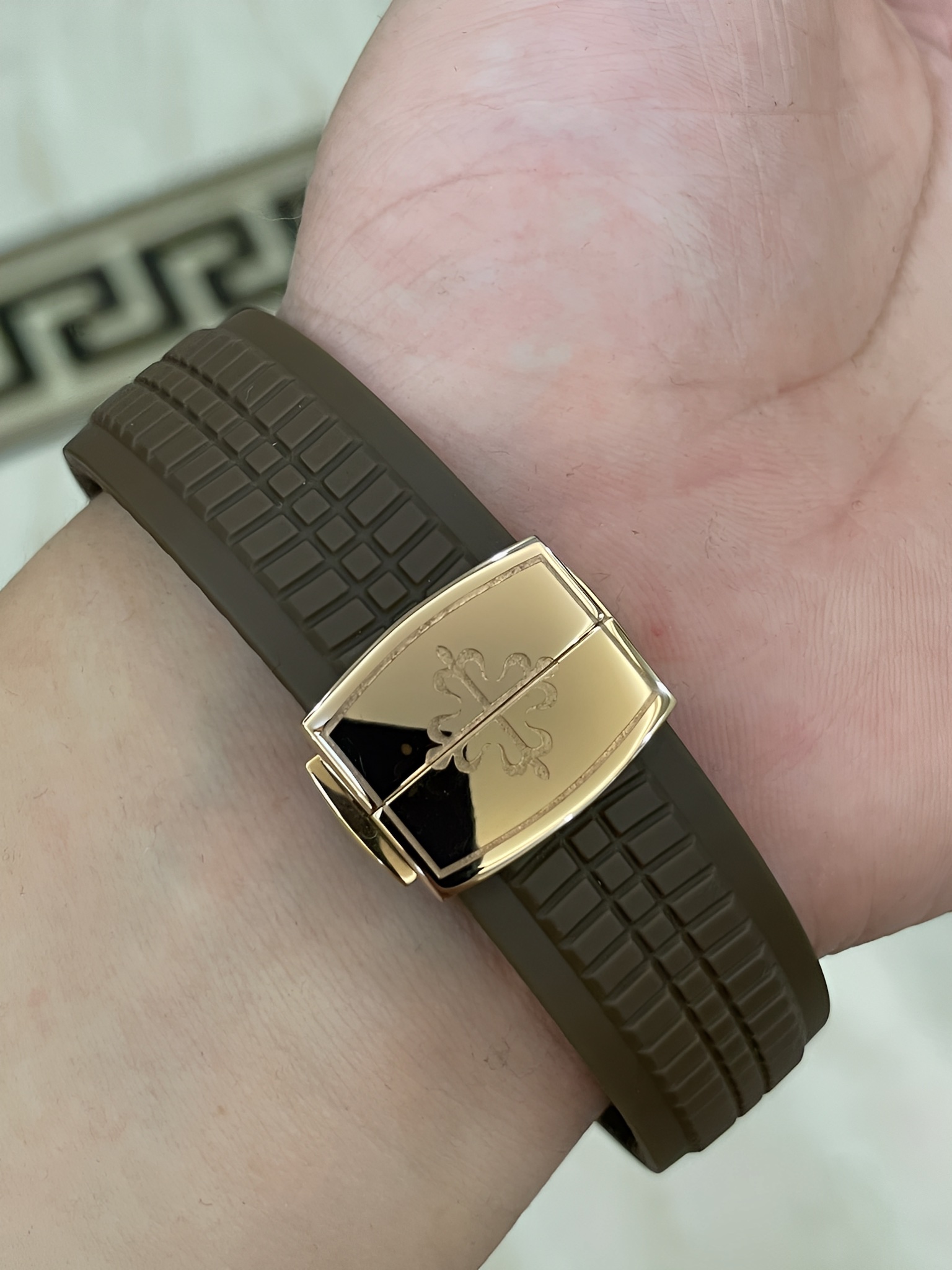 Patek Philippe Aquanaut 5167 300G 010 Black & Green & Brown 40mm - Image 32