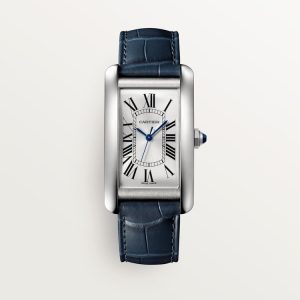CARTIER TANK AMERICAINE Blue Strap 26.6 mm