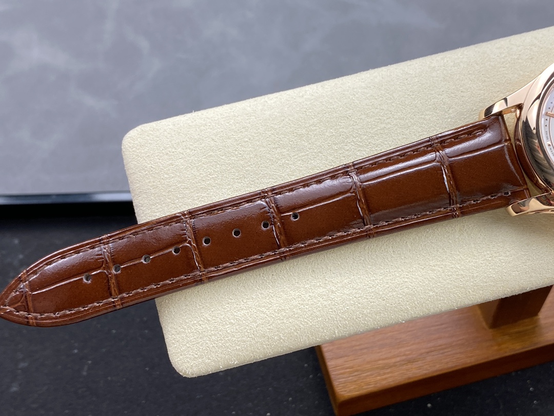 Replica Patek Philippe Complications Rose Gold 5205R 001 40mm Mens Watch - Image 9