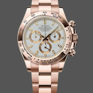 Rolex Daytona 126508 18K Rose Gold White Dial Men's Watch
