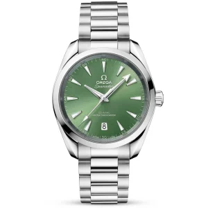 OMEGA Seamaster Aqua Terra Shades 38mm Bay Green Dial Bracelet Watch