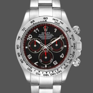 Rolex Cosmograph Daytona 116509 Black Arabic Dial White Gold 40MM Mens Replica Watch