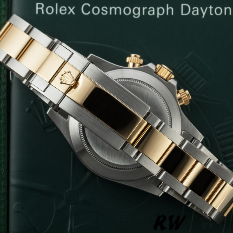 Rolex Daytona 116523 Steel Yellow Gold Blue Racing Dial 40mm Mens Replica Watch - Image 5