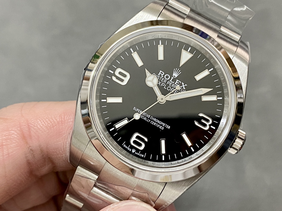 Rolex Oyster Perpetual 177200 Black Arabic Dial Domed Bezel 31mm Lady Replica Watch - Image 5