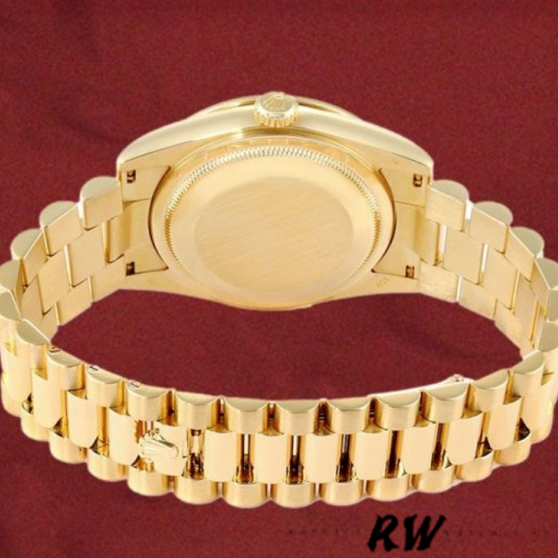 Rolex Day Date 118348 Champagne dial Yellow Gold 36mm Unisex Replica Watch - Image 6