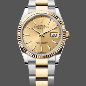 Rolex Datejust 126233 Champagne Index Dial 36MM Unisex Replica Watch