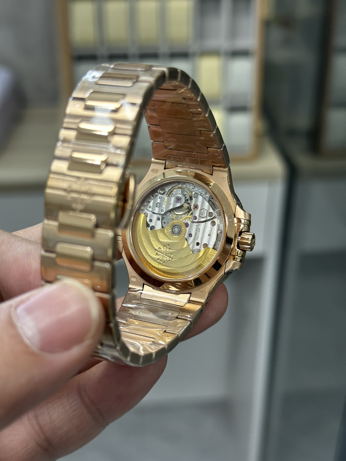 Patek Philippe Ladies Nautilus Golden Dial Rose Gold 7118 1200R 010 - Image 7