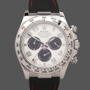 Rolex Daytona 116519 Panda Dial Black Rubber Strap 40mm Mens Replica Watch