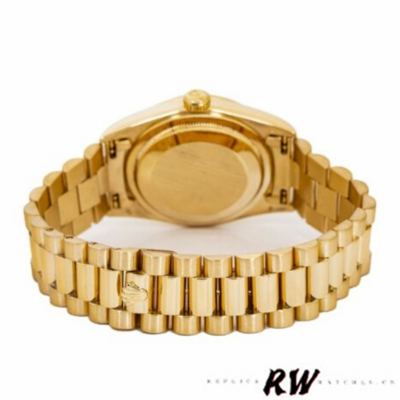 Rolex Day-Date 118208 champagne dial Arabic Numeral Hour Markers yellow gold 36mm Unisex Replica Watch - Image 5