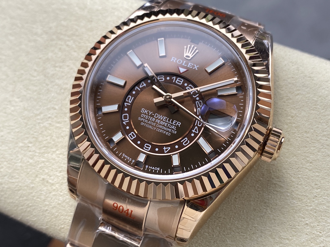 Rolex Sky Dweller 336935 0002 Chocolate Dial Oyster Bracelet 42mm - Image 4